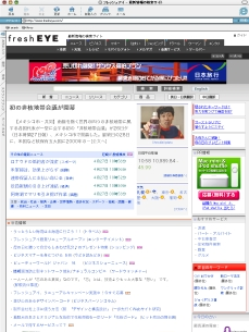 検索サイト フレッシュアイ Webサイトリニューアル 画面キャプチャ